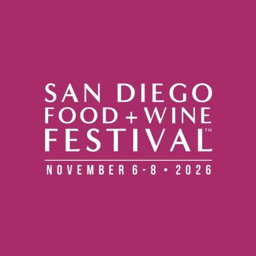 San Diego Food + Wine Festival
November 6-8, 2026