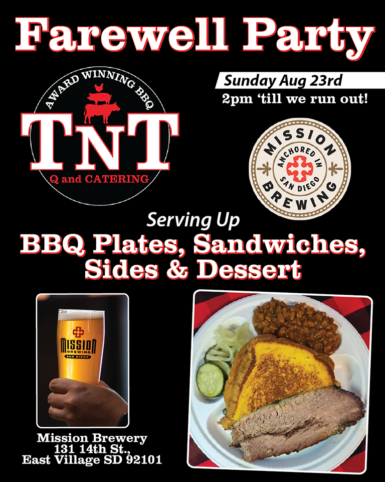 Mission Brewery Sunday August 23rd 2pm - Sellout