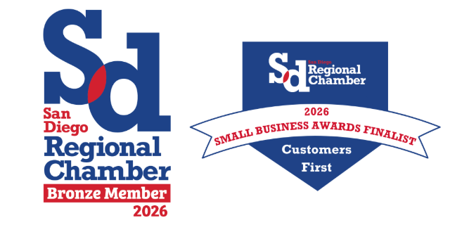 Logo Endorsement from the San Diego Regional Chamber of Commerce 